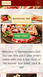 Mobile Screenshot of bartolomeodeli.com